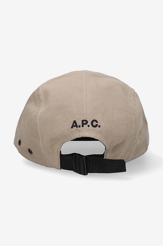 A.P.C. czapka z daszkiem bawełniana Casquette Tony 100 % Bawełna