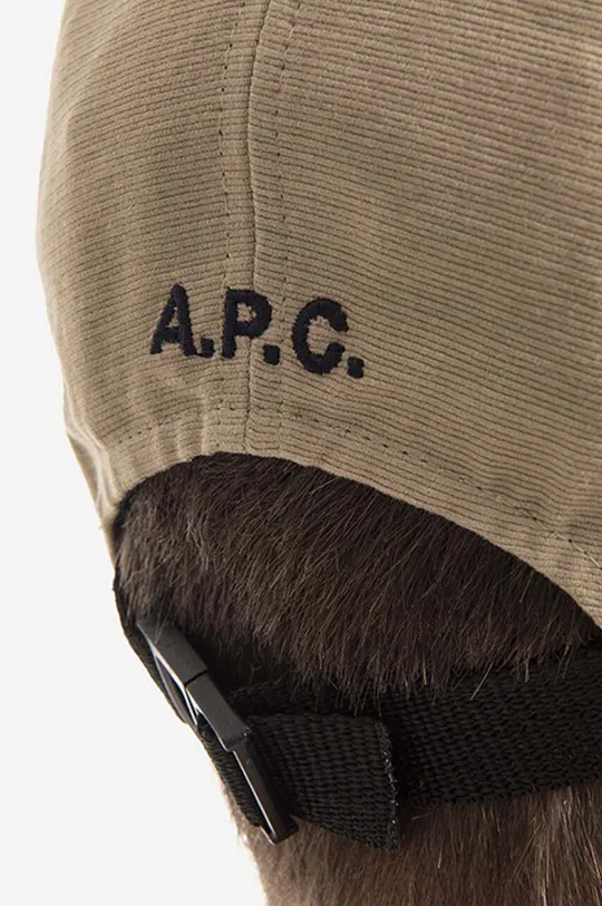 A.P.C. czapka z daszkiem bawełniana Casquette Tony