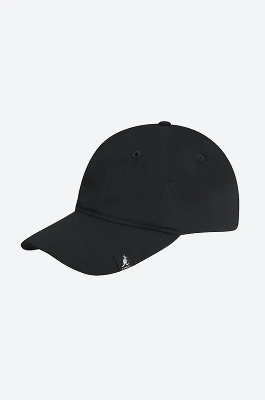 czarny Kangol czapka z daszkiem bawełniana Unisex