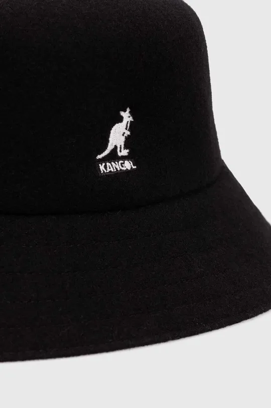 Kangol kapelusz wełniany czarny
