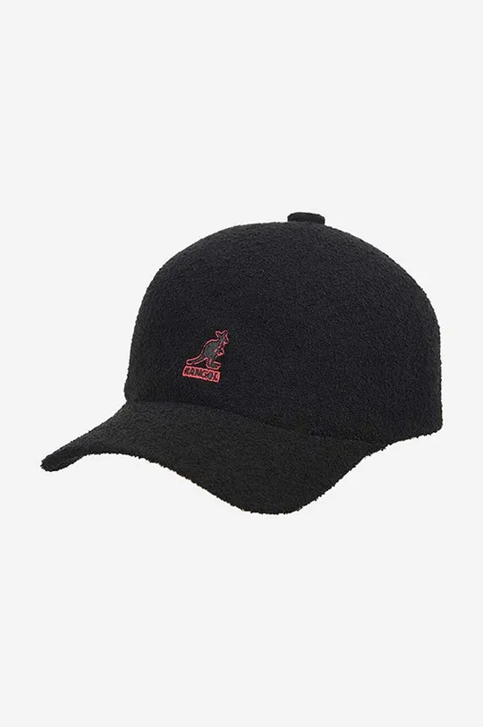 czarny Kangol czapka z daszkiem Bermuda Elastic Unisex