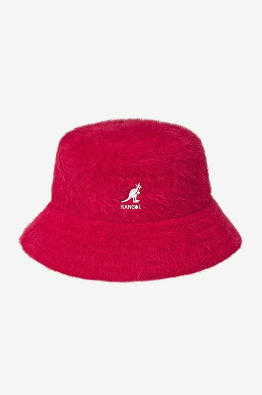 czerwony Kangol kapelusz z domieszką wełny Furgora Unisex