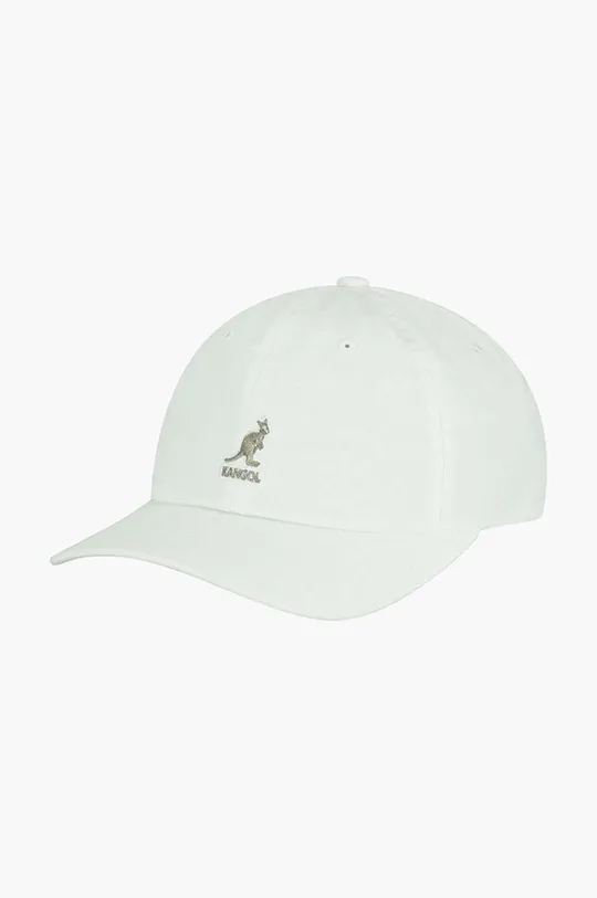 λευκό Βαμβακερό καπέλο του μπέιζμπολ Kangol Washed Baseball Unisex
