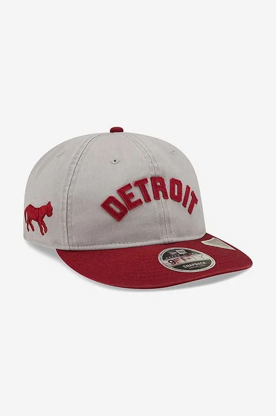 γκρί Βαμβακερό καπέλο του μπέιζμπολ New Era Retro Crown