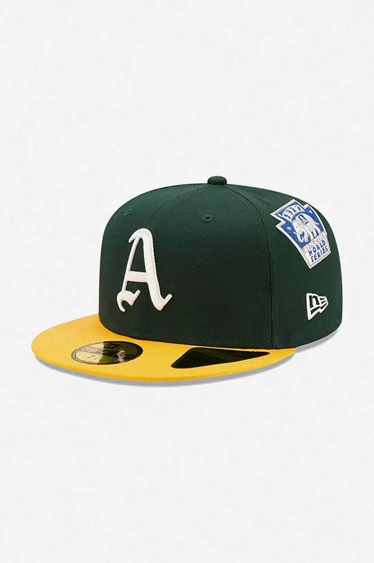 πράσινο Βαμβακερό καπέλο του μπέιζμπολ New Era Coops Patch Unisex