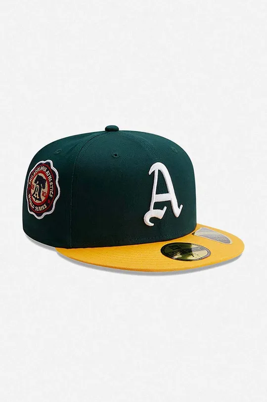 green New Era cotton baseball cap Coops Patch