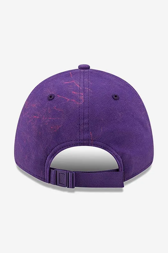 Βαμβακερό καπέλο του μπέιζμπολ New Era Washed Pack 940 Lakers μωβ
