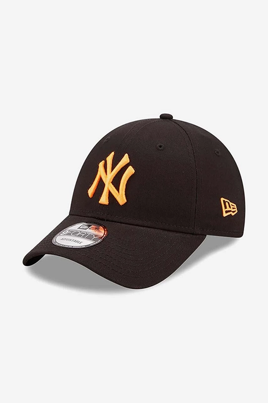 μαύρο Βαμβακερό καπέλο του μπέιζμπολ New Era Neon Pack 940 NYY Unisex