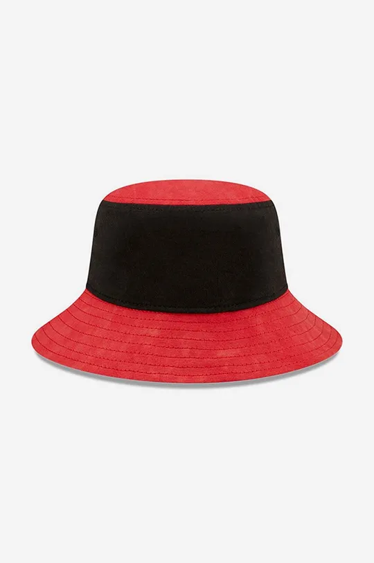 Bavlnený klobúk New Era Washed Tapered Bulls červená