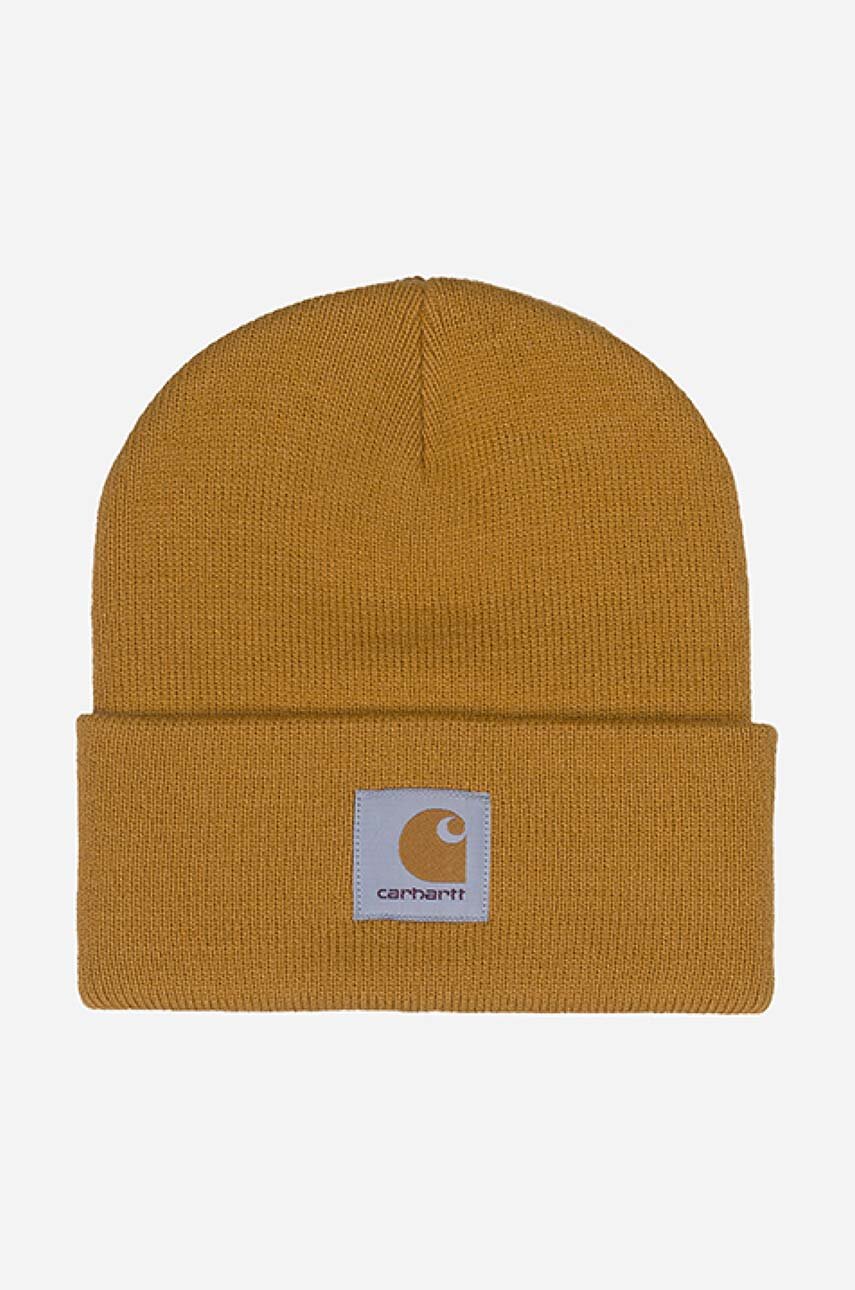 yellow Carhartt WIP beanie Short Watch Hat Unisex