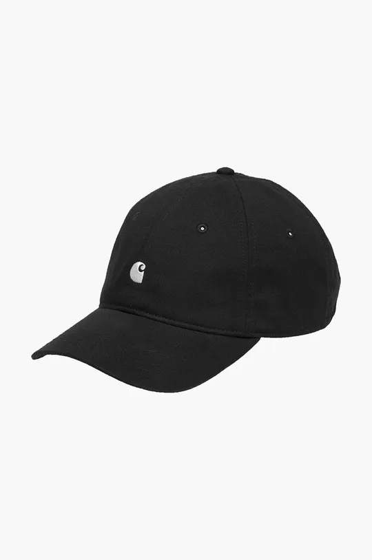μαύρο Βαμβακερό καπέλο του μπέιζμπολ Carhartt WIP Madison Unisex