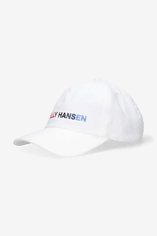 biały Helly Hansen czapka z daszkiem sztruksowa Graphic Cap Unisex