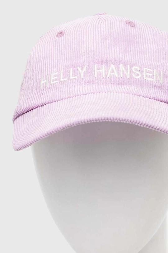 Helly Hansen cappello con visiera in velluto a coste Graphic Cap rosa