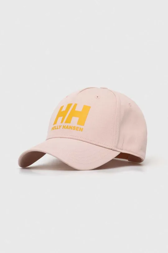 roz Helly Hansen șapcă de baseball din bumbac HH Ball Cap 67434 001 Unisex