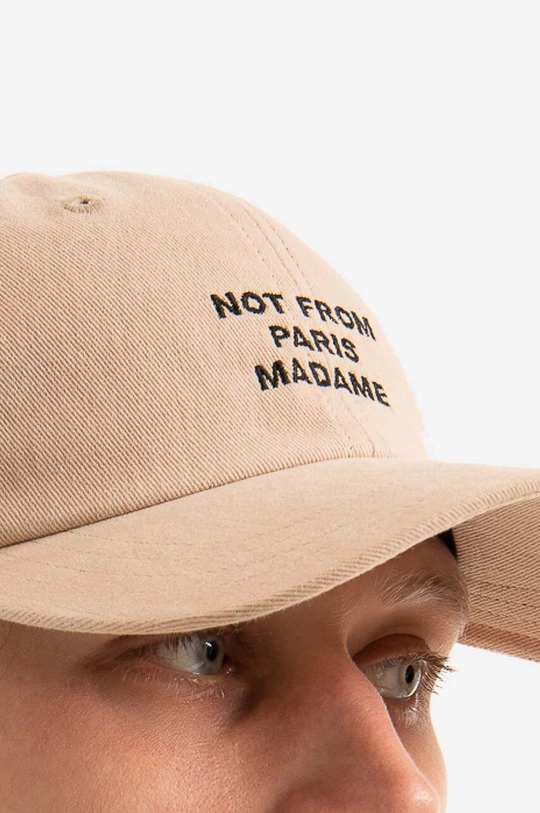 Drôle de Monsieur cotton baseball cap La Casquette Slogan