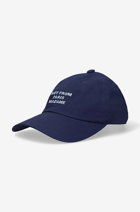 navy Drôle de Monsieur cotton baseball cap La Casquette Unisex