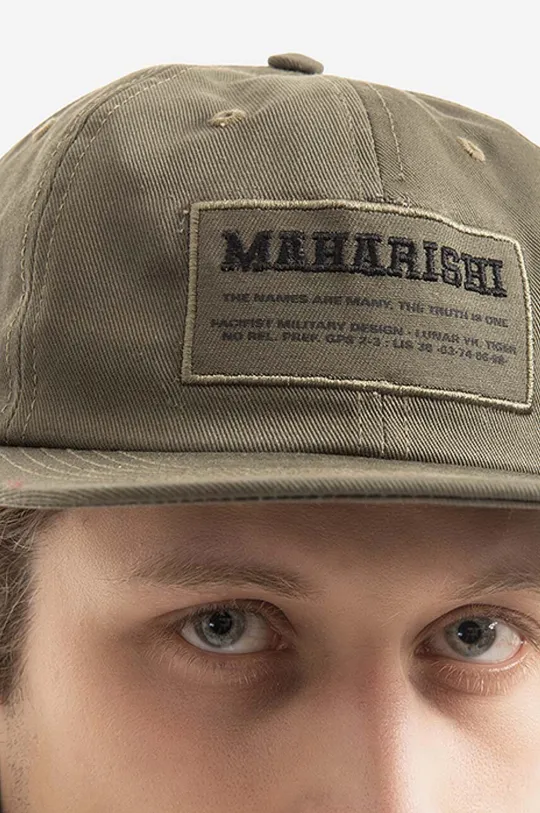 Maharishi czapka z daszkiem bawełniana Miltype 6-Panel Cap