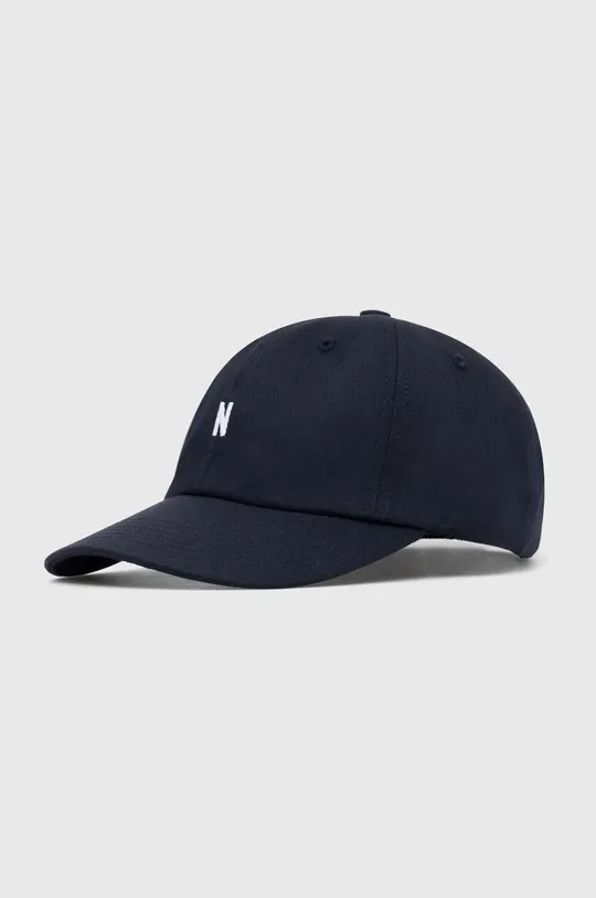 σκούρο μπλε Βαμβακερό καπέλο του μπέιζμπολ Norse Projects Unisex