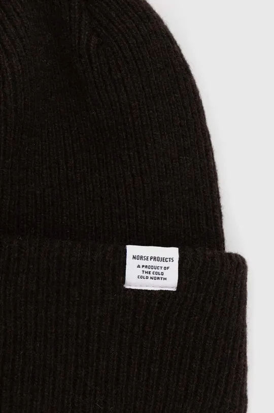 Norse Projects wool beanie Merino Lambswool Beanie brown