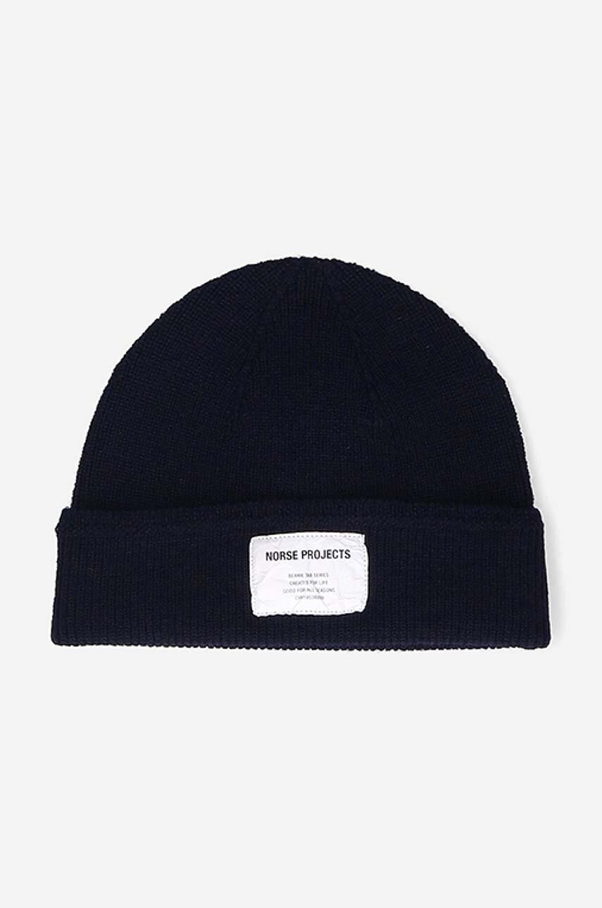 navy Norse Projects wool beanie Unisex