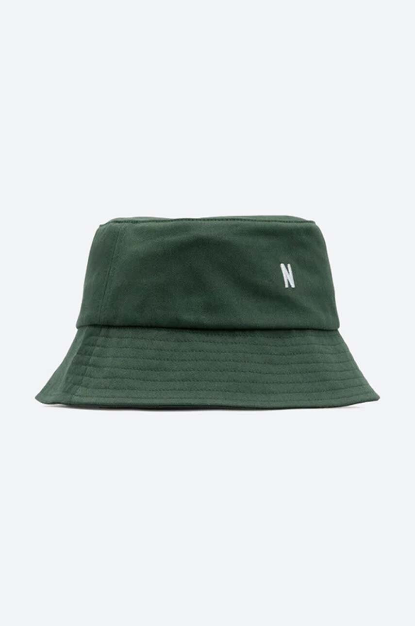 zelená Bavlnený klobúk Norse Projects Unisex