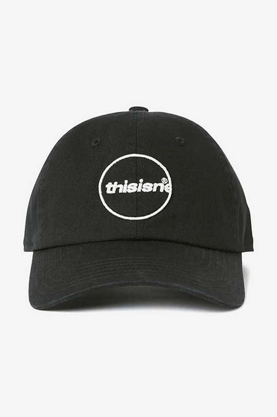 black thisisneverthat cotton baseball cap