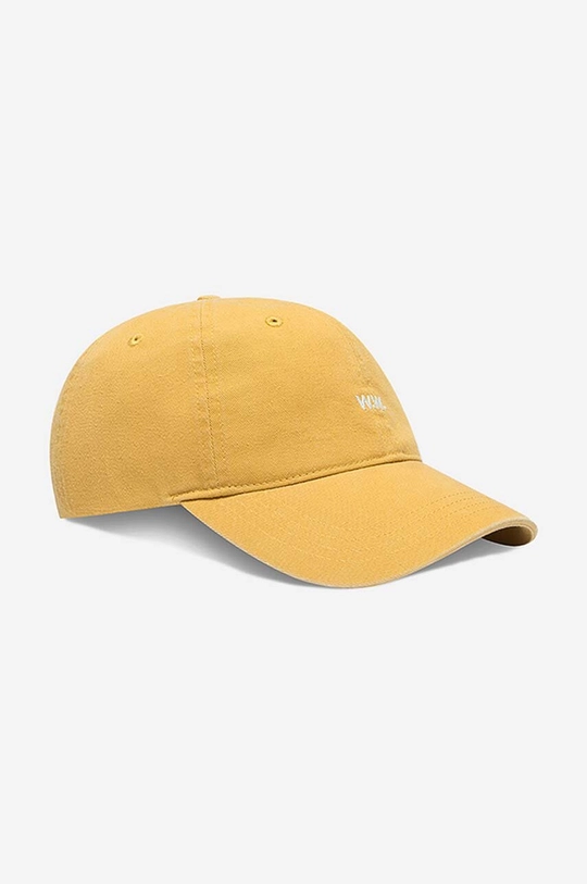 žlutá Bavlněná baseballová čepice Wood Wood Low Profile Twill Cap Unisex