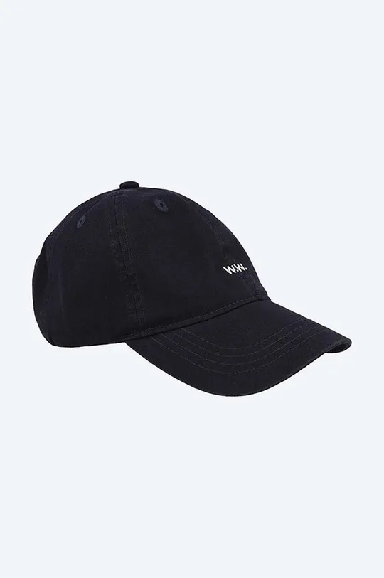 σκούρο μπλε Βαμβακερό καπέλο του μπέιζμπολ Wood Wood Low Profile
