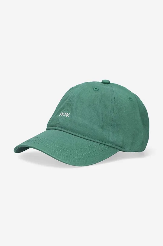 zielony Wood Wood czapka z daszkiem bawełniana Low profile twill cap Unisex