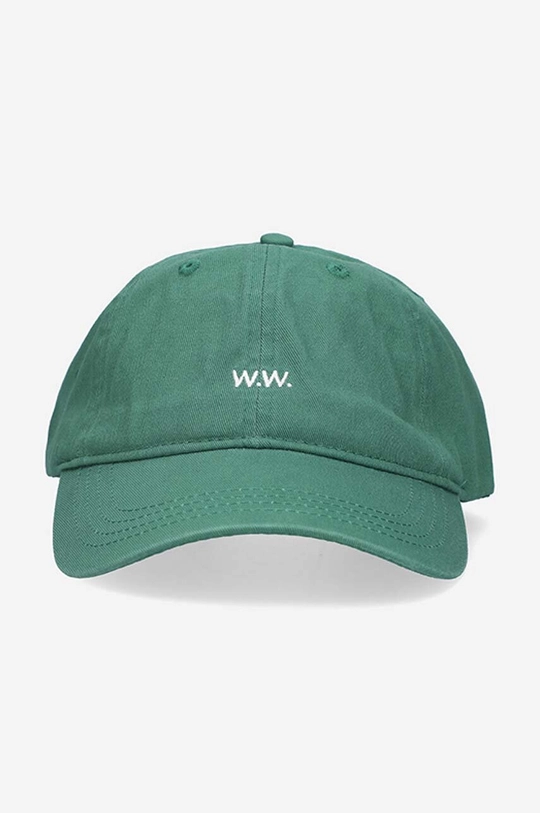 green Wood Wood cotton baseball cap Low Profile