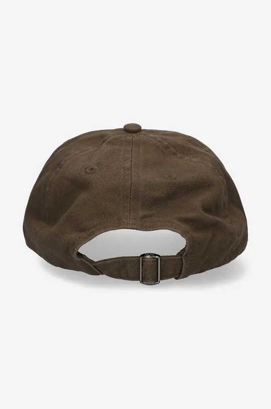 brązowy Wood Wood czapka z daszkiem bawełniana Low profile twill cap