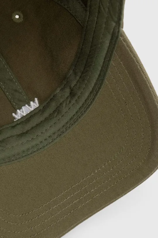 zielony Wood Wood czapka z daszkiem bawełniana Low Profile