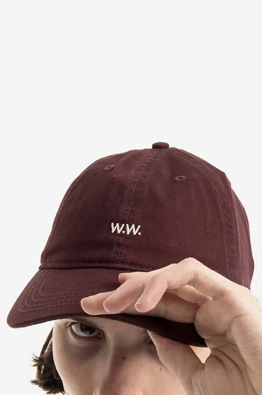 Хлопковая кепка Wood Wood Low profile twill cap