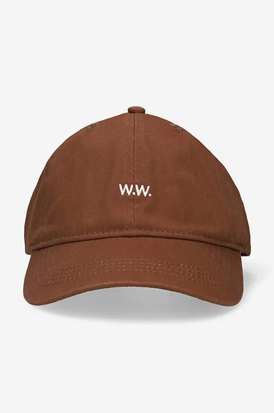 Памучна шапка с козирка Wood Wood Low Profile twill cap 100% памук