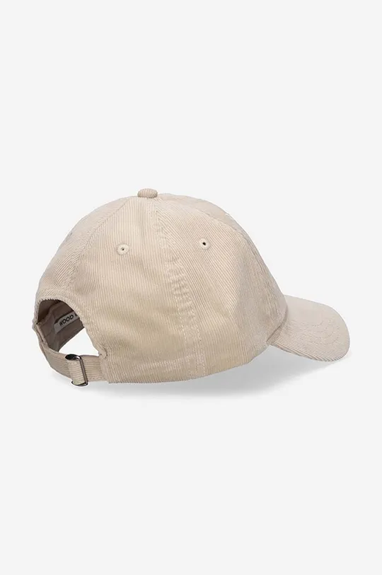 бежов Джинсова шапка с козирка Wood Wood Low profile corduroy cap