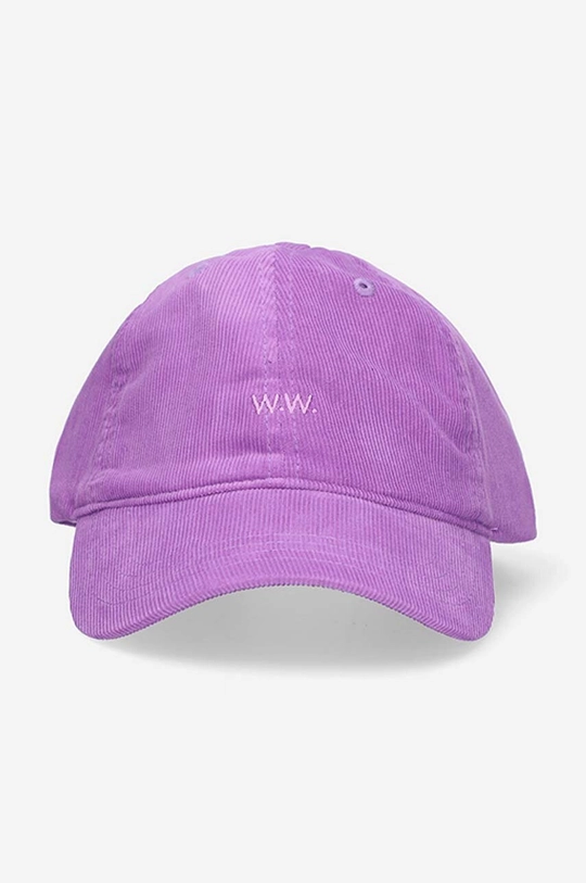 violet Wood Wood Low profile corduroy cap