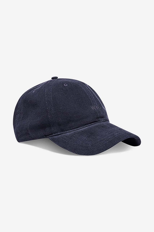 navy Wood Wood Low profile corduroy cap Unisex