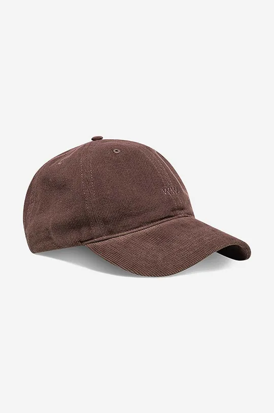 brązowy Wood Wood czapka z daszkiem sztruksowa Low profile corduroy cap Unisex