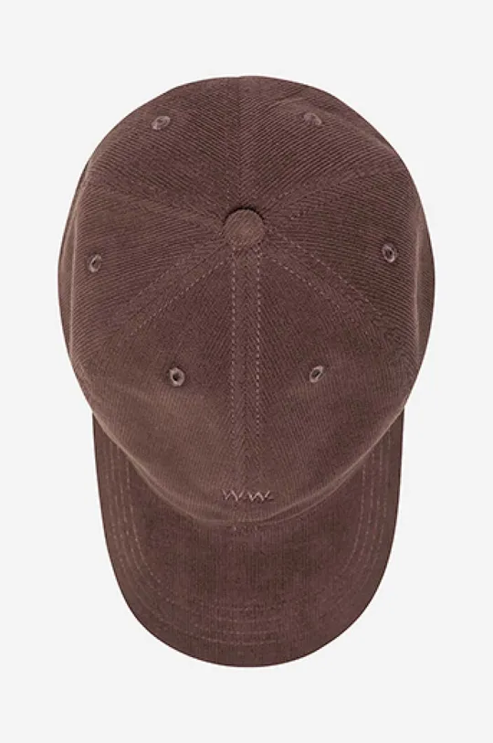 Wood Wood czapka z daszkiem sztruksowa Low profile corduroy cap 100 % Bawełna