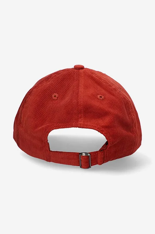 Wood Wood czapka z daszkiem sztruksowa Low profile corduroy cap czerwony
