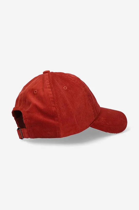 červená Manšestrová baseballová čiapka Wood Wood Low profile