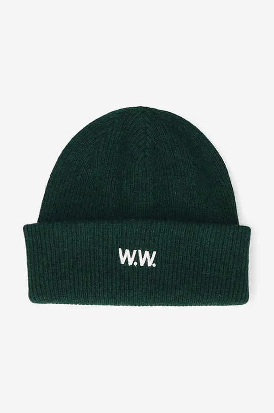 зелений Вовняна шапка Wood Wood Mande Unisex