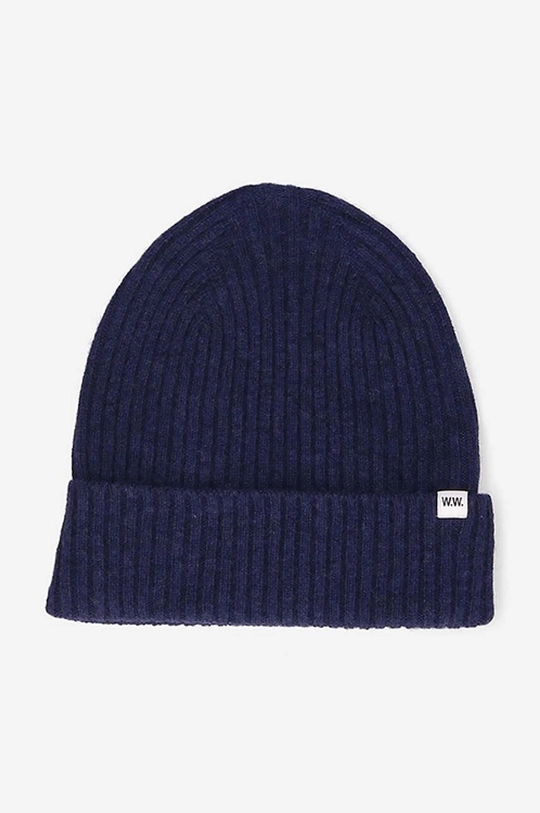 navy Wood Wood wool beanie Luca Unisex