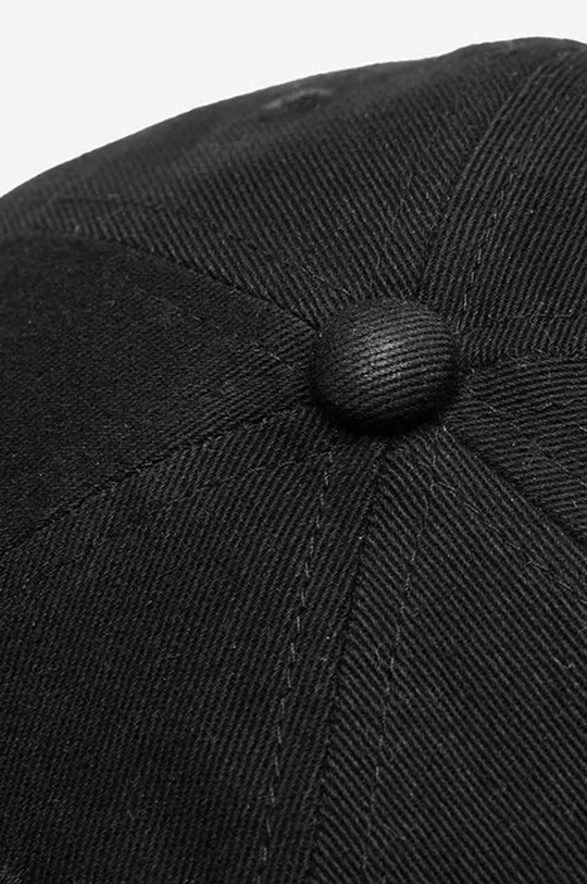 μαύρο Βαμβακερό καπέλο του μπέιζμπολ Wood Wood X Garfield