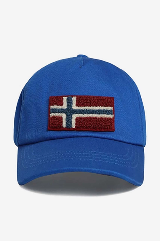 navy Napapijri cotton baseball cap Falis Unisex