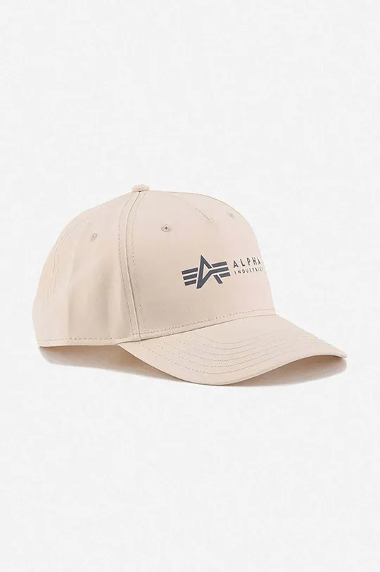 beżowy Alpha Industries czapka z daszkiem Unisex