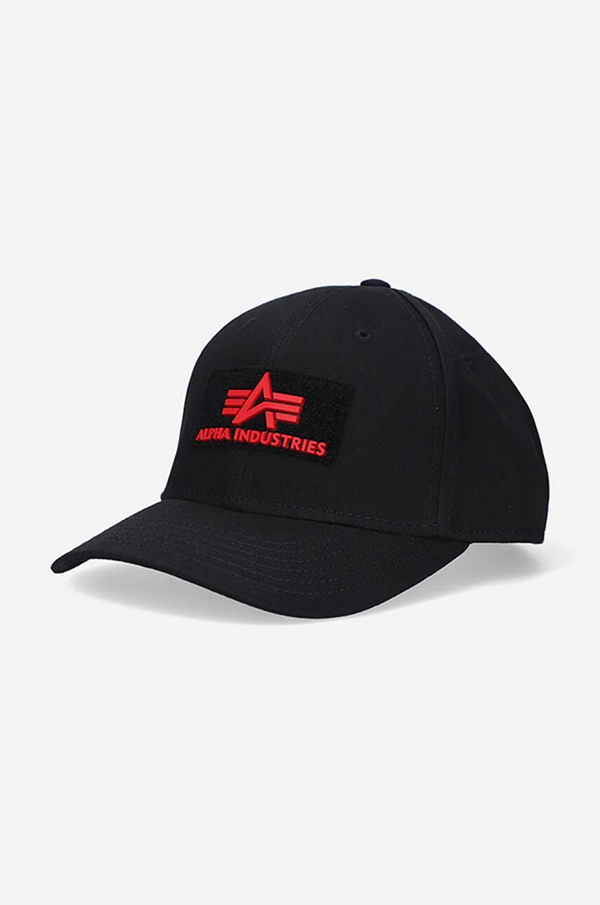 μαύρο Βαμβακερό καπέλο του μπέιζμπολ Alpha Industries Czapka Alpha Industries Cap VLC II 178905 94 Unisex