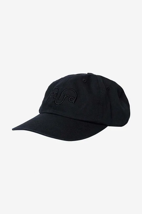 czarny by Parra czapka z daszkiem bawełniana Weird Logo Unisex