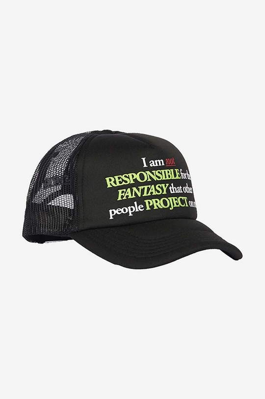 black PLEASURES baseball cap Responsible Trucker Unisex