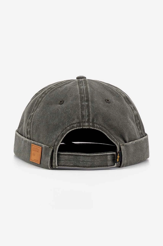 сив Памучна шапка Alpha Industries Docker Hat 136900 413